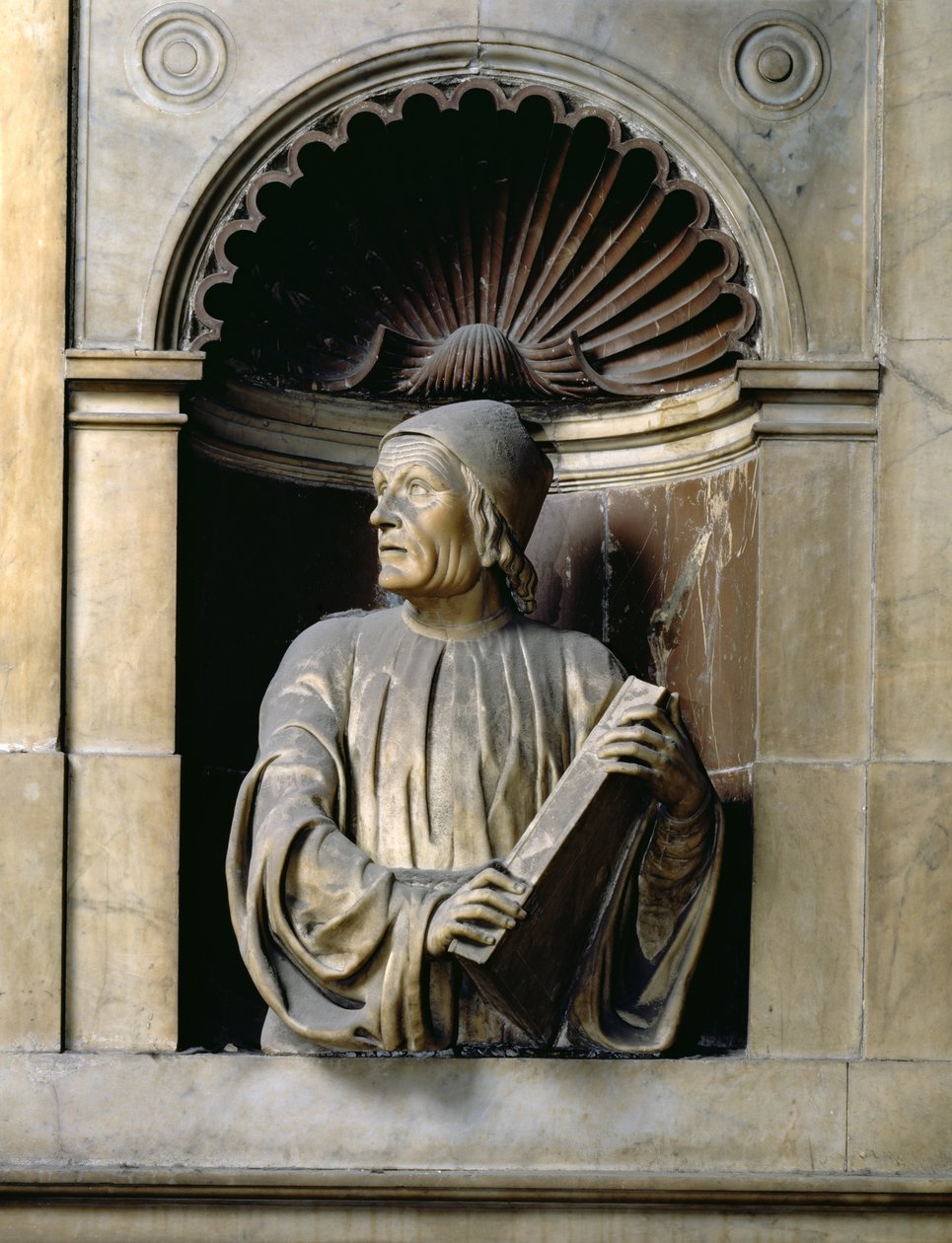 マルシリオ・フィチーノ（1433-99）1521（大理石）